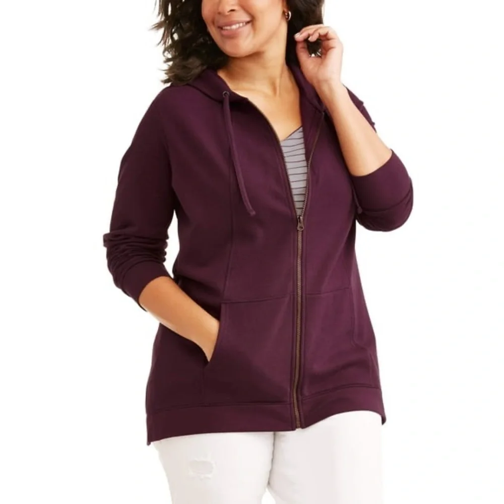 Terra and Sky Women's Plus Fleece Hoodie - Size 2X - Picture 1 of 13